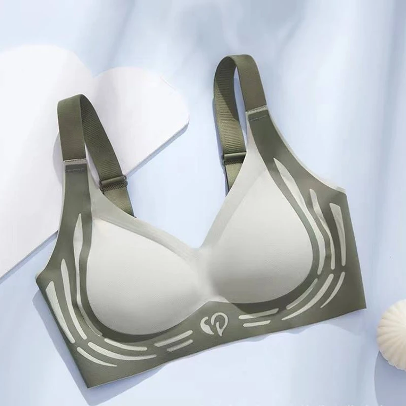 Women Gravity Defying Lift Push Up Bras No Underwire Gather Anti Sagging Shaping Comfortable Seamless Sports Oriented Underwear - Image 3