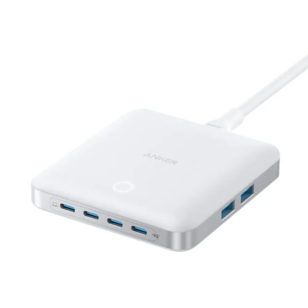 Anker 130W 6 Port PIQ 3.0 & GaN Nano Fast Charger Adapter