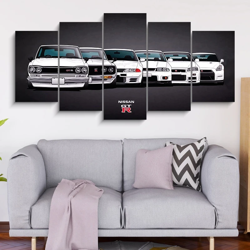 5 Part Car Canvas