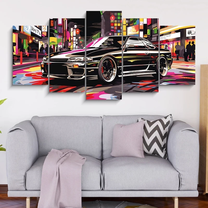 5 Part Car Canvas