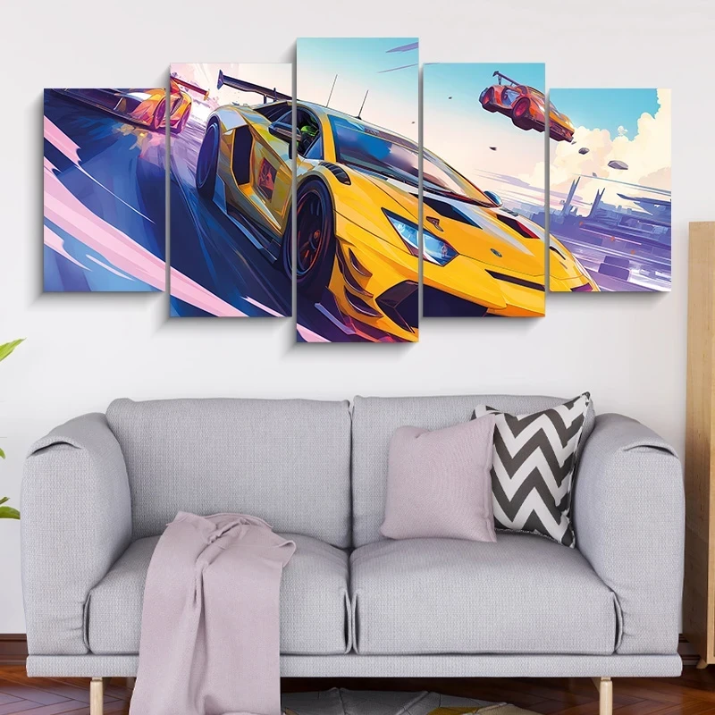 5 Part Car Canvas