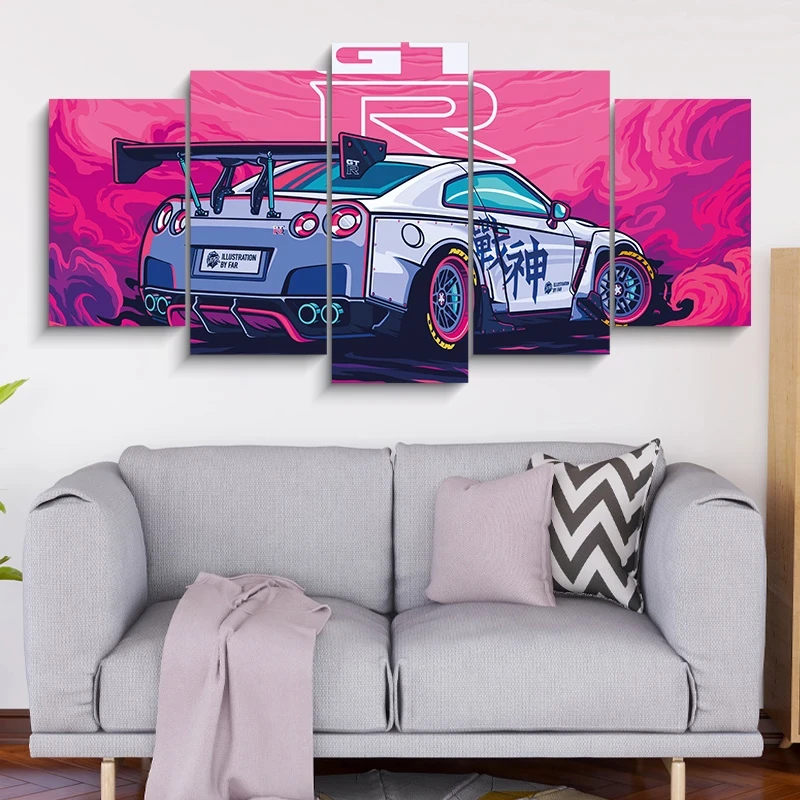 5 Part Car Canvas