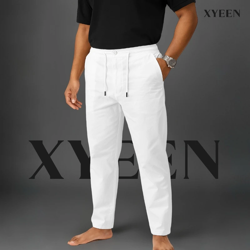 PREMIUM PANT CUT PAJAMA WHITE COLOR - 001