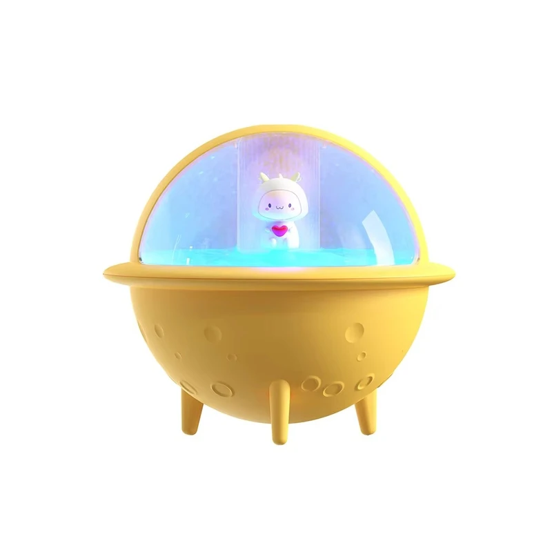 Planet Humidifier JS113 – USB Rechargeable Ultrasonic Air Diffuser (380ml)