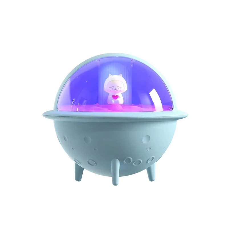 Planet Humidifier JS113 – USB Rechargeable Ultrasonic Air Diffuser (380ml) - Image 4