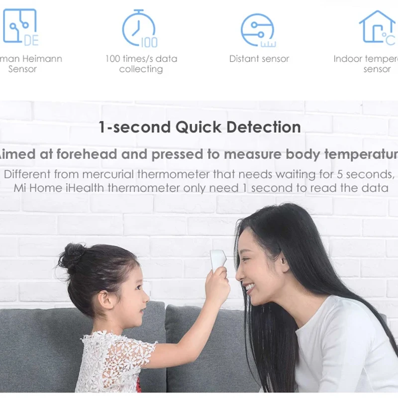 Xiaomi iHealth Forehead Thermometer – Digital No-Contact Sensor - Image 5