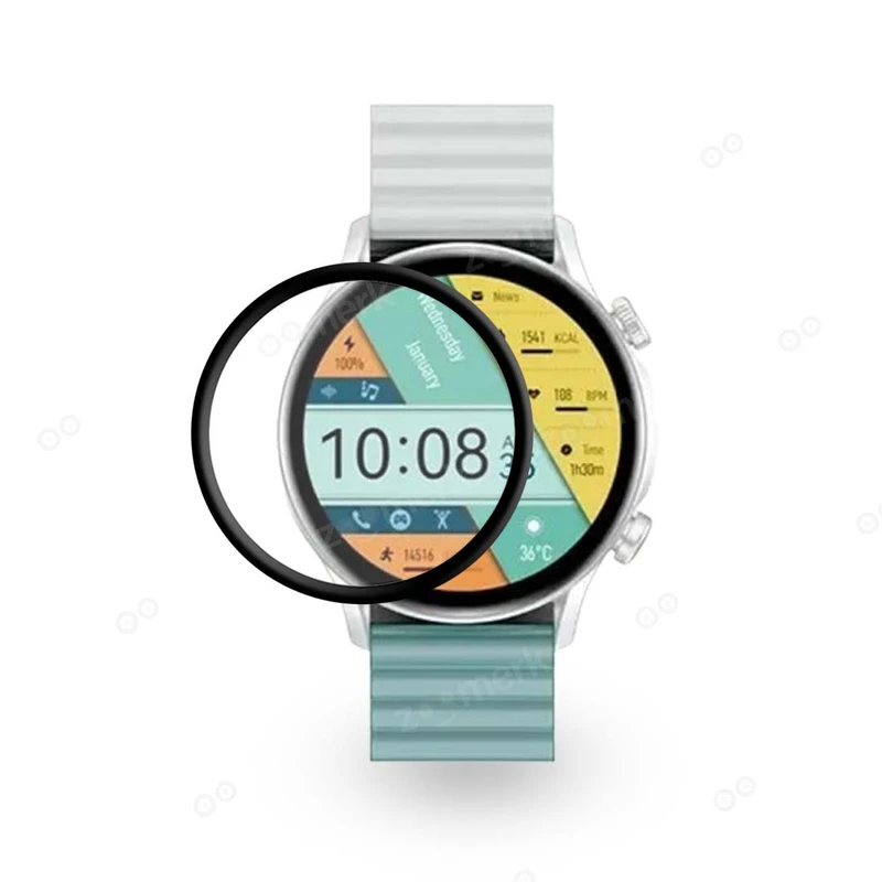 KIESLECT KR PRO LTD Protector - Full Coverage, Anti-Scratch, Anti-Fingerprint with Self-Healing, Easy Install Smartwatch Protection