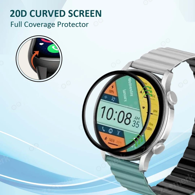 KIESLECT KR PRO LTD Protector - Full Coverage, Anti-Scratch, Anti-Fingerprint with Self-Healing, Easy Install Smartwatch Protection - Image 3