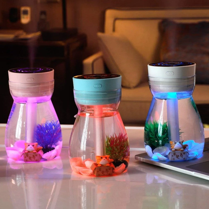 Phoenix Colorate Humidifier with Colorful Light | USB Bottle Humidifier