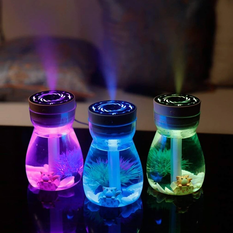 Phoenix Colorate Humidifier with Colorful Light | USB Bottle Humidifier