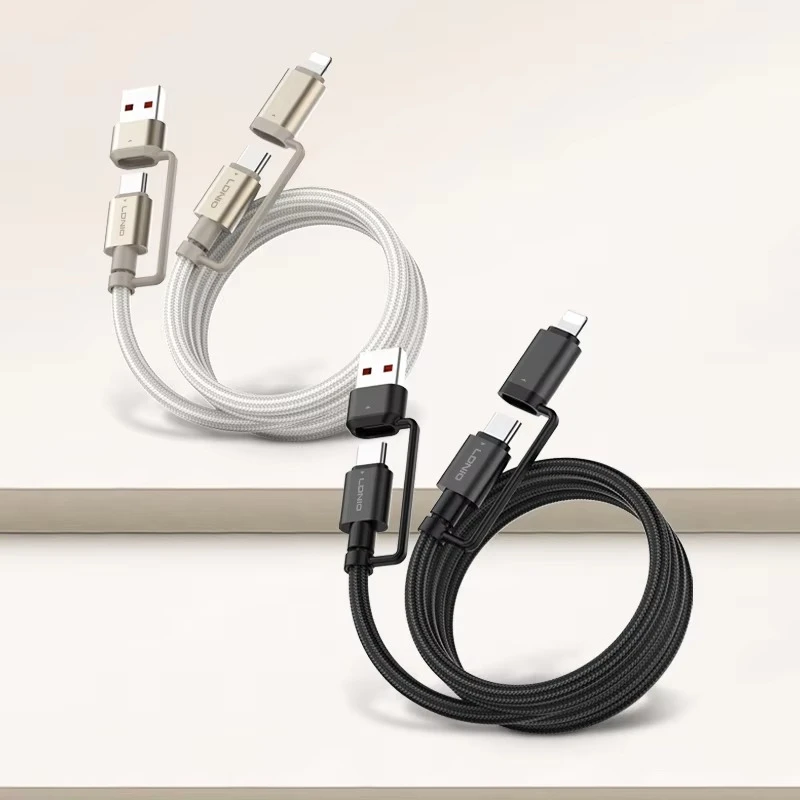 LDNIO LC16 - The Ultimate 4-in-1 60W Fast Charging & Data Cable