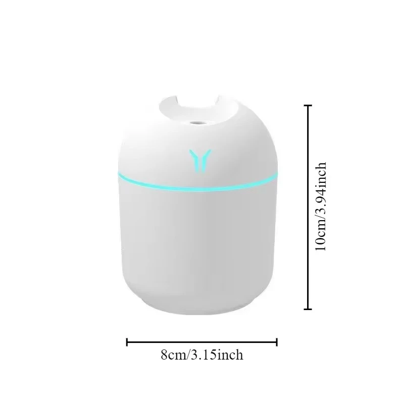 USB Colorful Humidifier | 250ML Mini Aroma Diffuser with Cool Mist Spray - Image 4