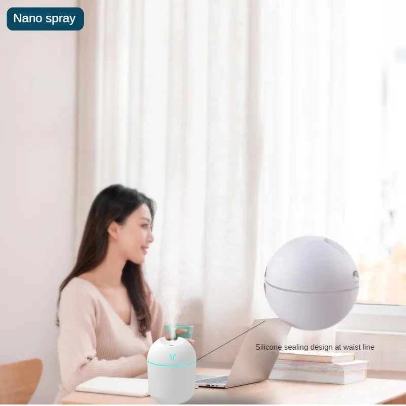 USB Colorful Humidifier | 250ML Mini Aroma Diffuser with Cool Mist Spray - Image 7