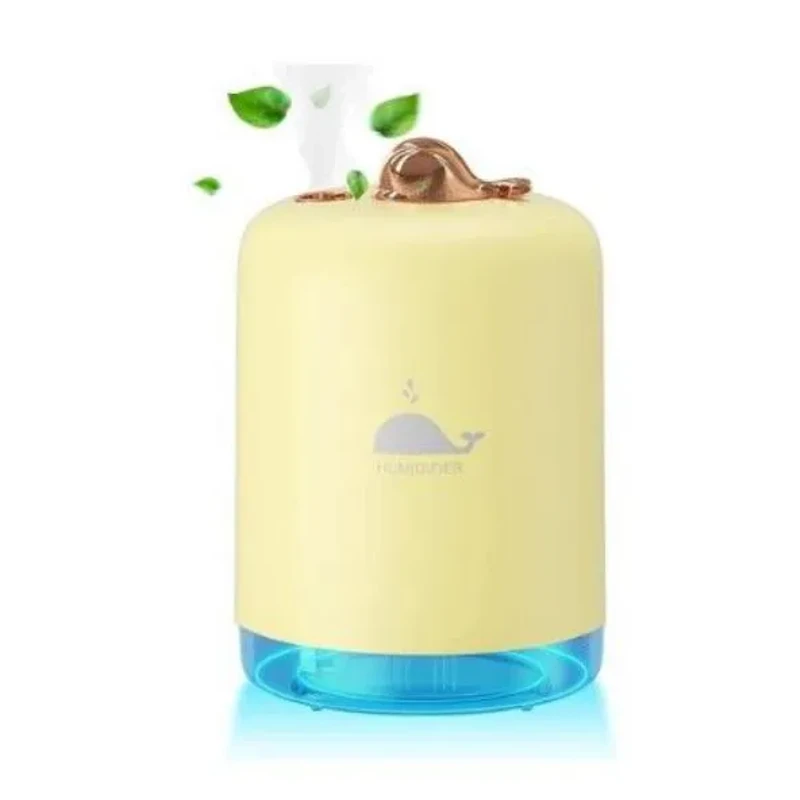 Q806 Whale USB Diffuser Aromatherapy Humidifier – 300ml, Dual Spray Mode