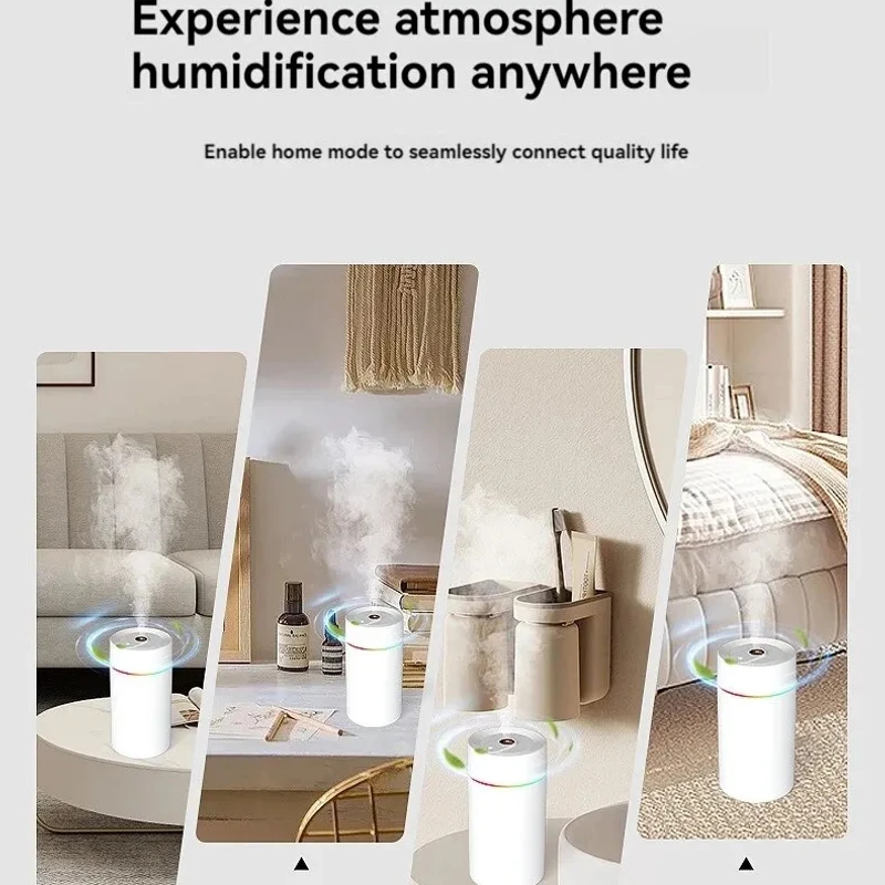 USB Car Air Humidifier with Starry Sky Color Night Light – Romantic LED Mist Diffuser - Image 4