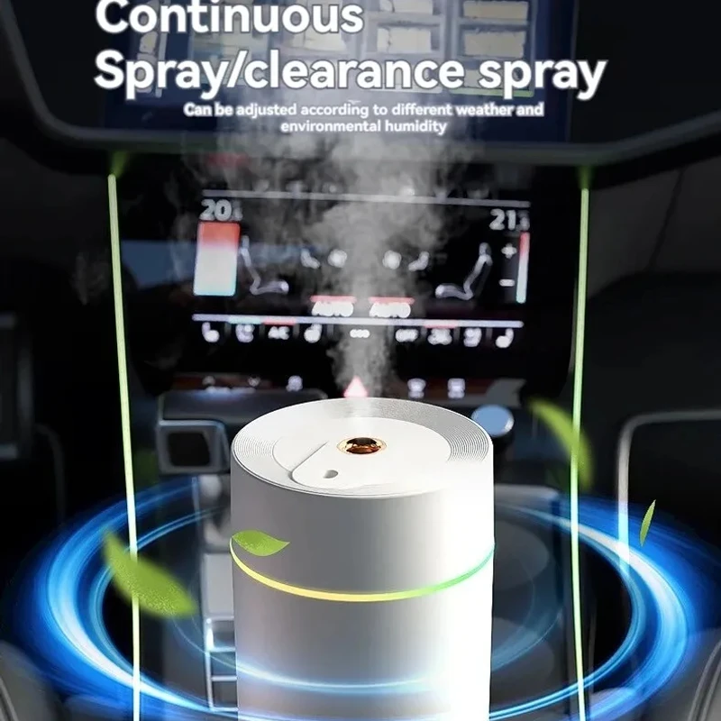 USB Car Air Humidifier with Starry Sky Color Night Light – Romantic LED Mist Diffuser - Image 5