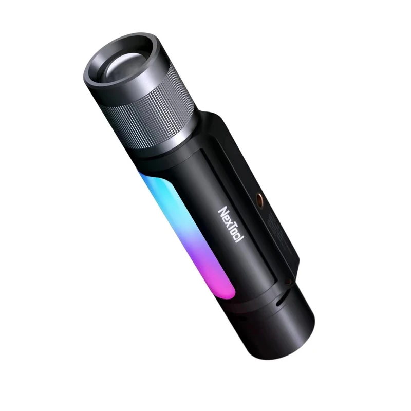 NexTool NE20161 Thunder Music Flashlight - 12-in-1 Outdoor Powerhouse (900 Lumens, IPX4, 2600mAh Power Bank)