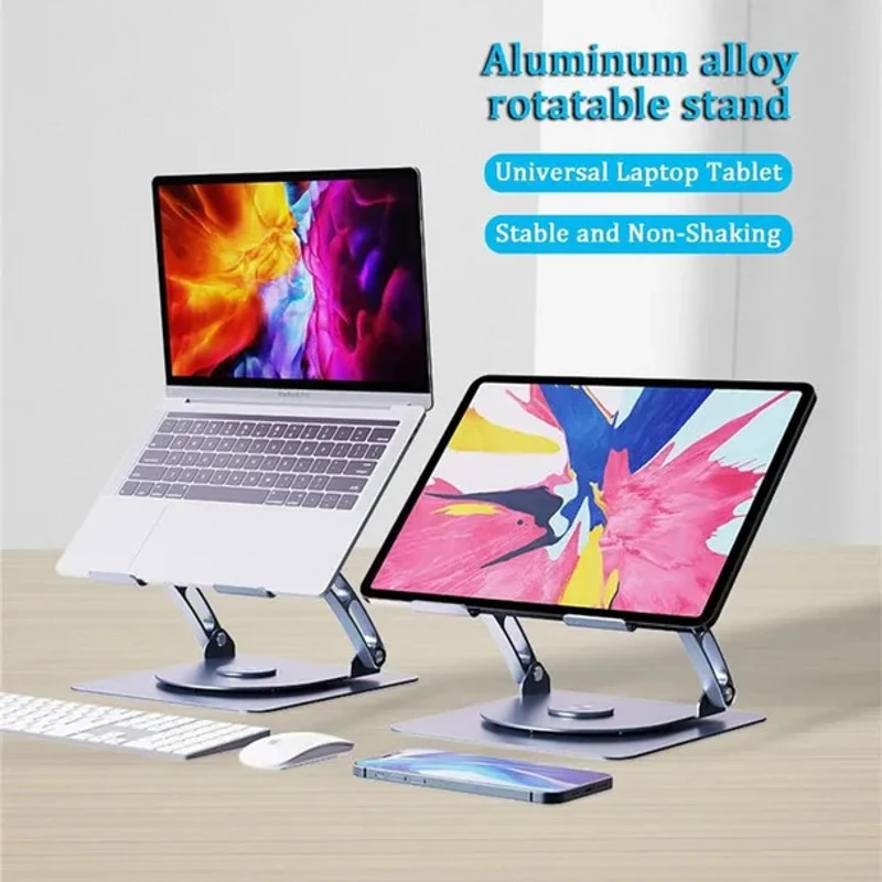 Laptop Stand V4.1 with Dual Fan Cooling | Adjustable Aluminium Design - Image 4