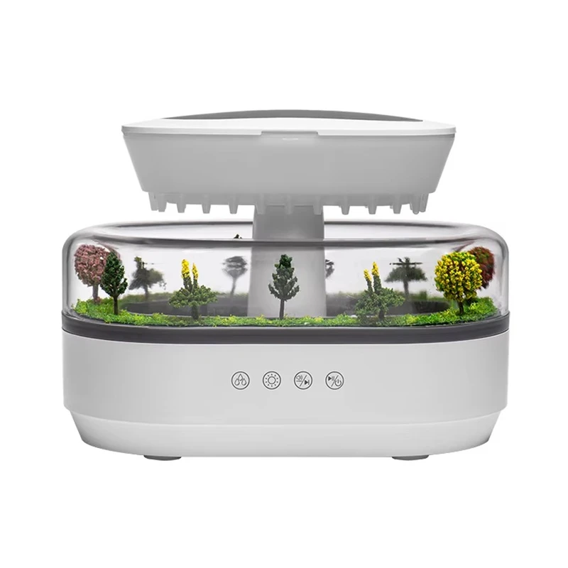SereneMist™ Ultrasonic Aroma Diffuser - Compact 250ml Humidifier with Ambient LED