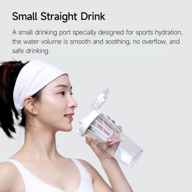 Xiaomi Mijia 600ml Tritan Water Cup - Portable & Leak-Proof for Office & Travel - Image 4