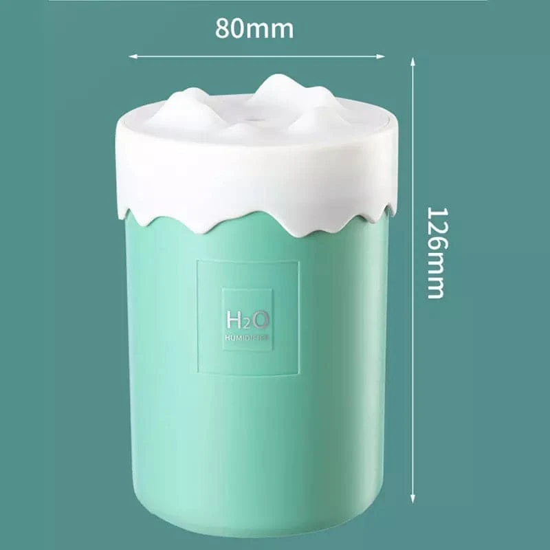 Snow Mountain Humidifier BLK-101 | 500ml Ultra-Quiet USB Air Purifier - Image 4