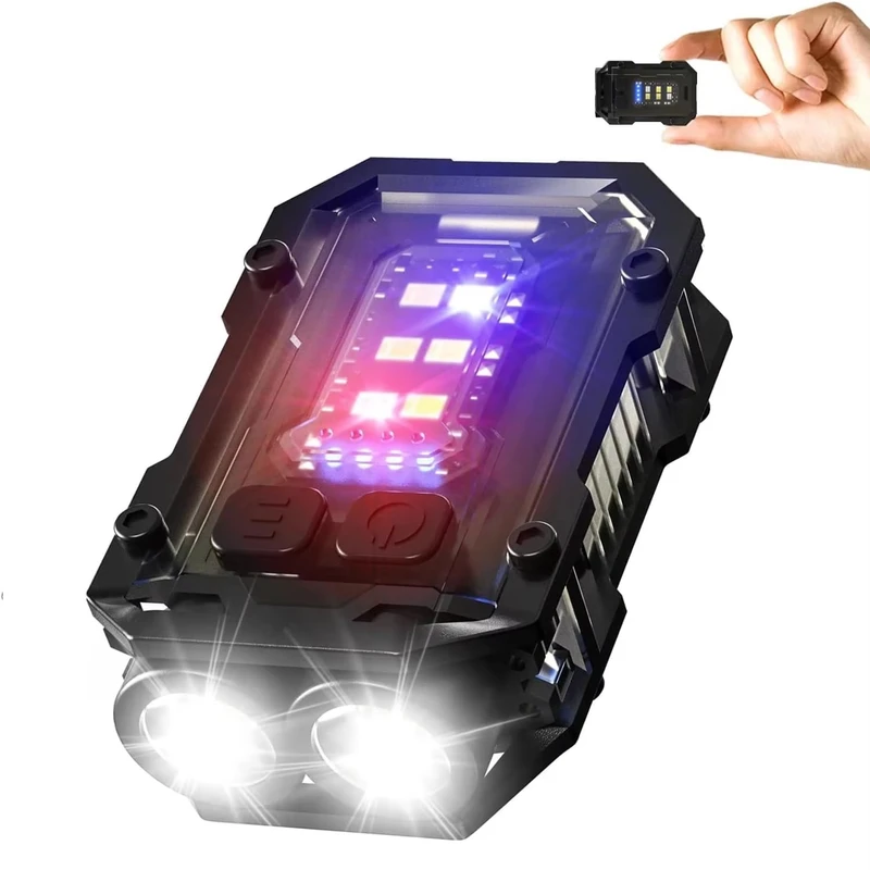 Portable USB Rechargeable LED Keychain Lantern - Versatile 3-Mode Illumination