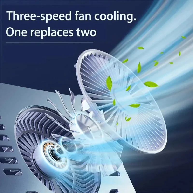 Laptop Stand V5.0 Electric Fan | Adjustable Aluminium Cooling Base