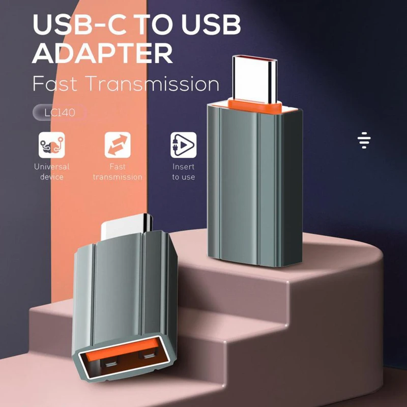 LDNIO LC140 USB Convertor Type-C to USB A OTG Adapter for Charging/Data - Image 4