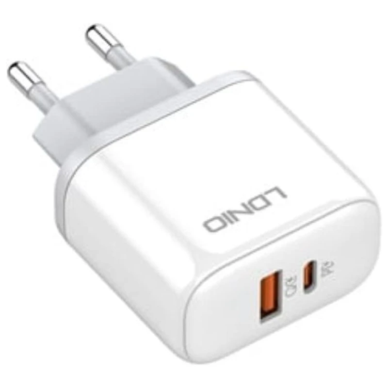 LDNIO A2526C 45W Type-C Fast Charger with USB Cable – White