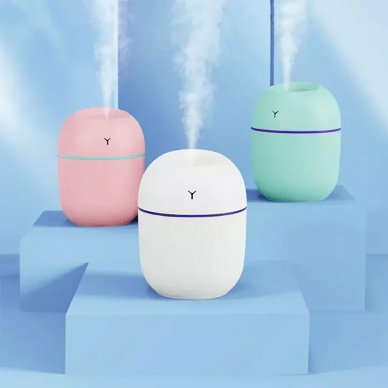 3rd Generation Colorful Egg Humidifier – USB Powered Cute Room Decor