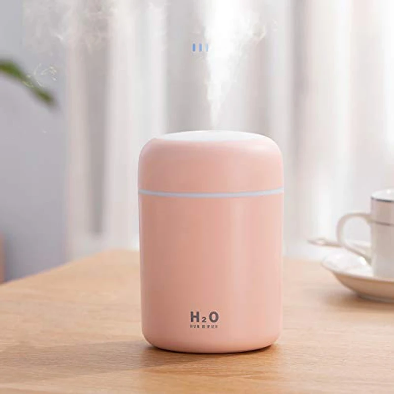 DQ107 Ultrasonic RGB Color Humidifier with Touch Control – 300ml - Image 4