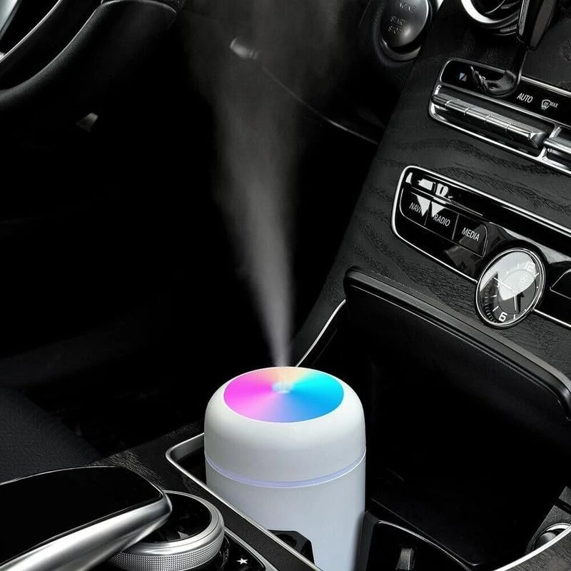 DQ107 Ultrasonic RGB Color Humidifier with Touch Control – 300ml - Image 6