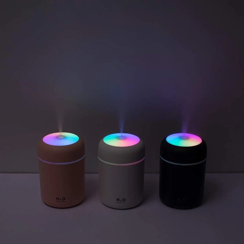 DQ107 Ultrasonic RGB Color Humidifier with Touch Control – 300ml - Image 8