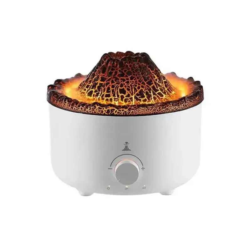 Volcano Jellyfish Humidifier - LED Flame Effect Diffuser | Aromatherapy | Remote Control | Dhaka Fast Delivery