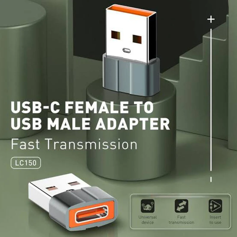 Ldnio LC150 USB C Female to USB Male Adapter – 5Gbps Data Transfer