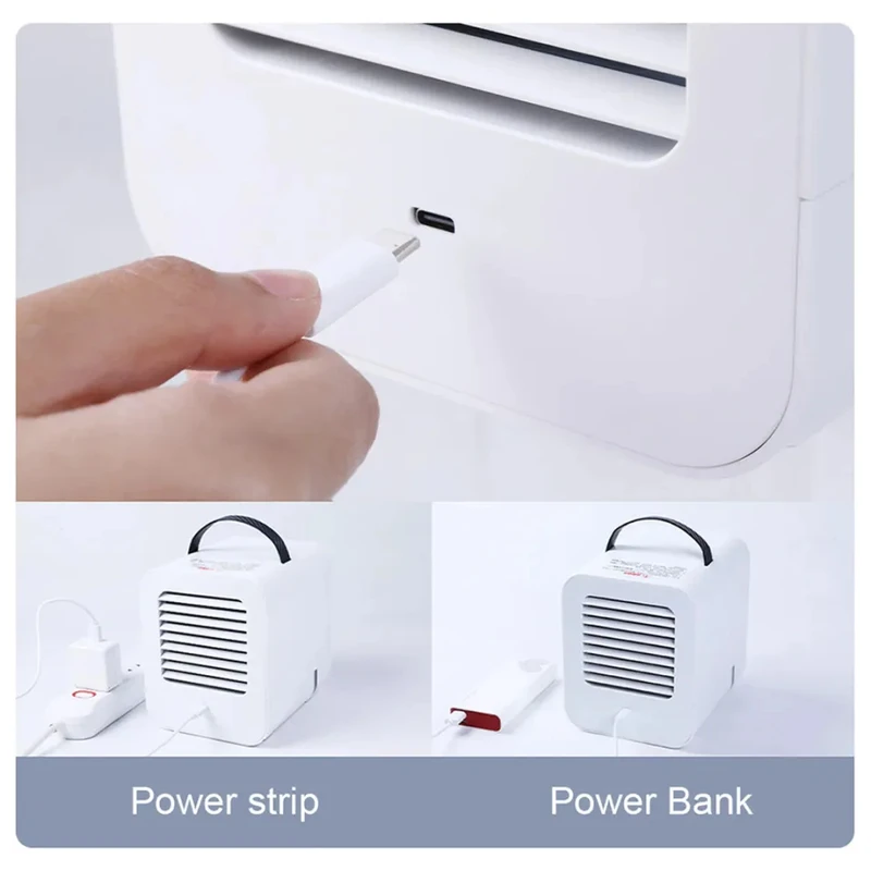 Xiaomi Microhoo MH02C Portable Wireless Air Cooler - 500ml Humidification Fan - Image 4