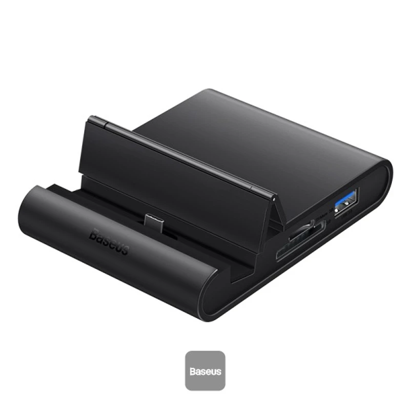 Baseus Mate Docking Type-C Mobile Phone HUB Docking Station Pro – Black