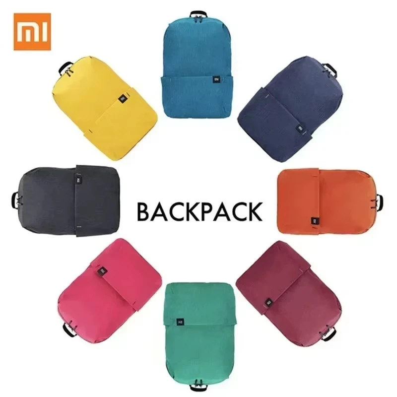 Xiaomi 10L Lightweight Backpack – Black, Ash, Green, Yellow