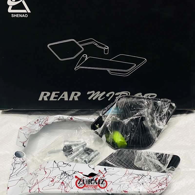 Graphics Premium Rear Mirror for Bike